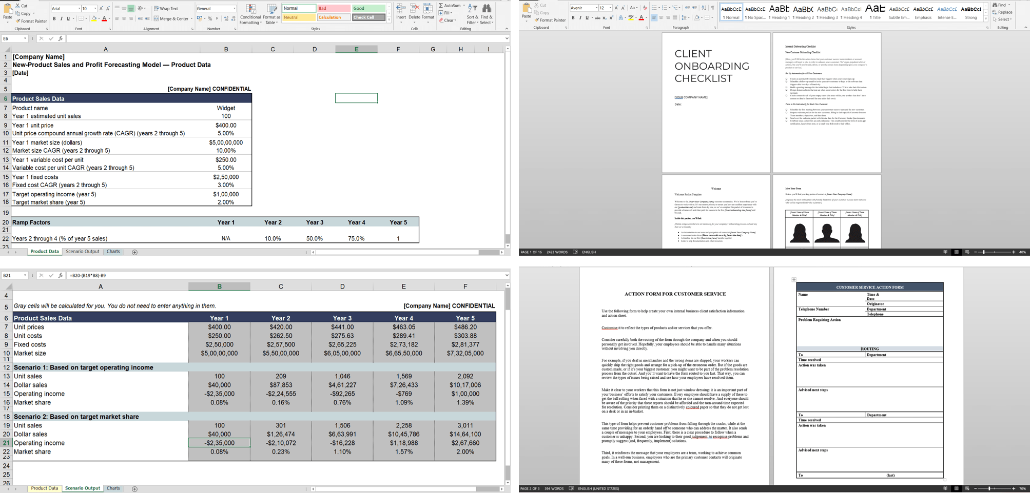 MS Excel/Word