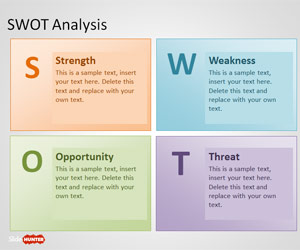 Free Swot Analysis Powerpoint Template Free Powerpoint Templates Slidehunter Com