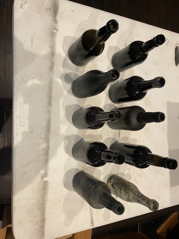 Black Glass Bottles
