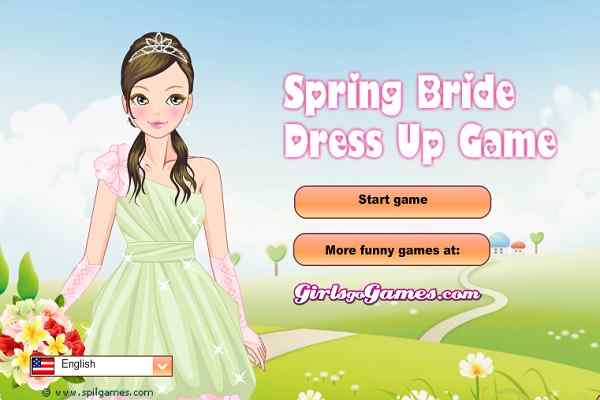 Spring Bride Dress Up Girls Games Play Online Free Atmegame Com