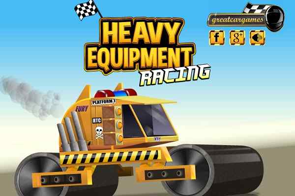 Heavy equipment racing, truck games