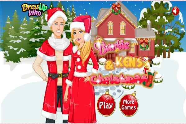 Barbie And Ken Christmas Decoration Games Play Online Free Atmegame Com