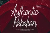 Product image of Authentic Rebelion || Handwritten