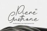 Product image of Piere Gusthone || Signature Script Font