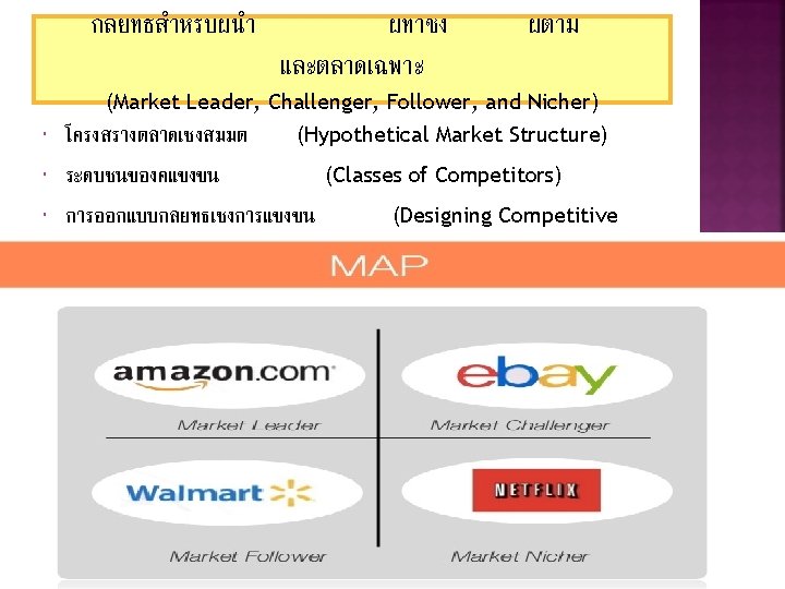 • maruti maintains its dominance and leadership by consistently launching best products and Market Leader Challenger Follower And Nicher Hypothetical Market