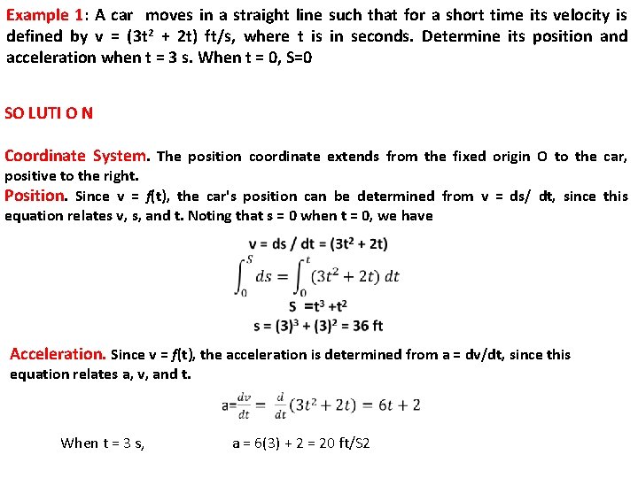 photo Acceleration Example Problems With Solutions slidetodoc com