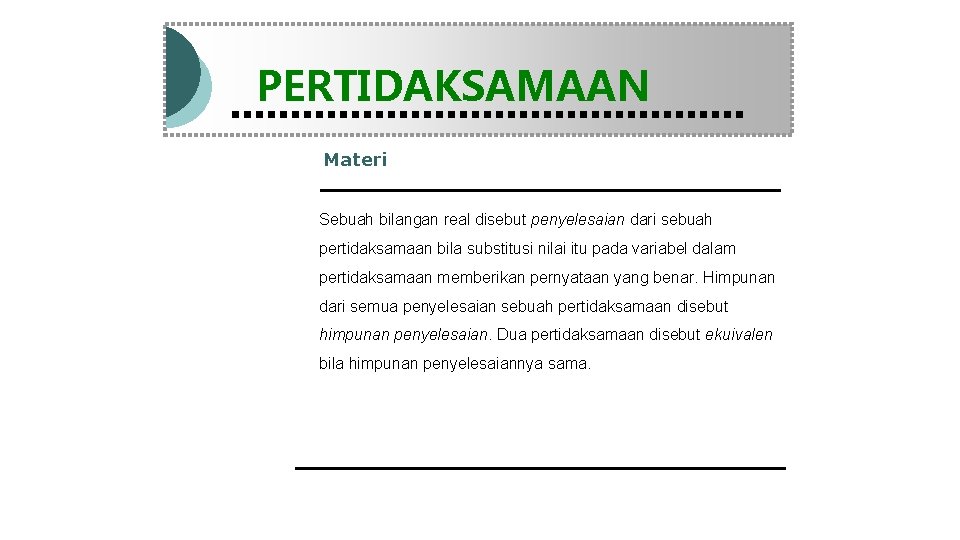 Enguasaan konsep dan ruang lingkup materi tentang himpunan sangat. Himpunan Bilangan Pertemuan 1 Matematika Dasar 1 A