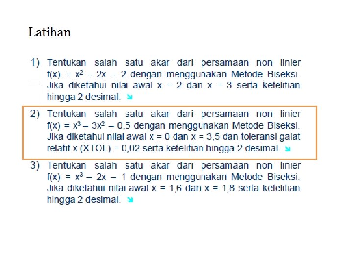 Contoh soal rak (2) tugas untuk mahasiswa. Contoh Soal Persamaan Non Linier