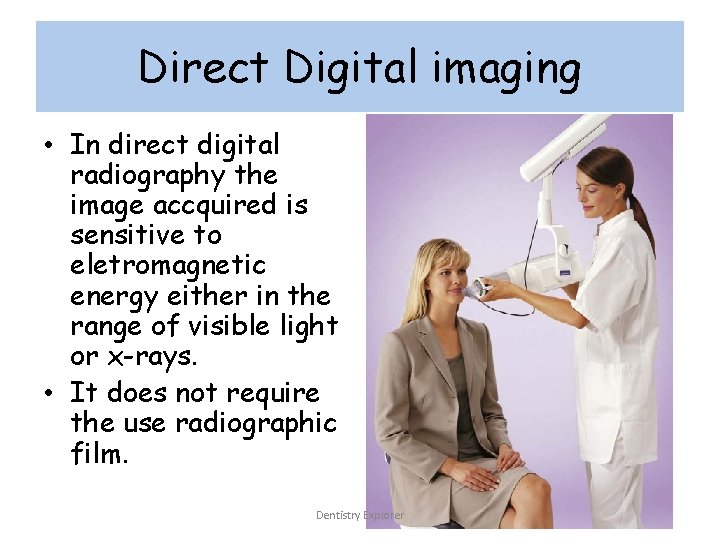 Digital Radiography Department Of Oral Medicine Radiology Dentistry 