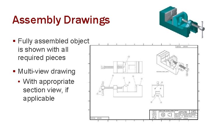 Bring creative fantasies to life. Reading Working Drawing Packets And Section Views Engr