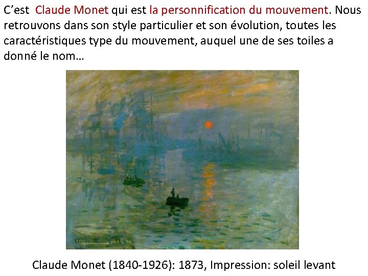 Impressionnisme Dgager Lessentiel La Photographie Remet En Question