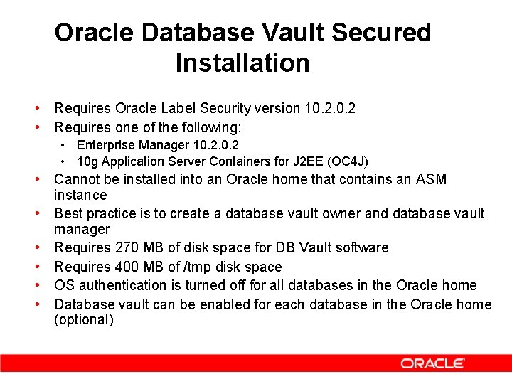 Tempat kursus ini memiliki 7 cabang di indonesia dan dua diantaranya berada di jakarta. Database Vault Why Database Vault Protecting Access To