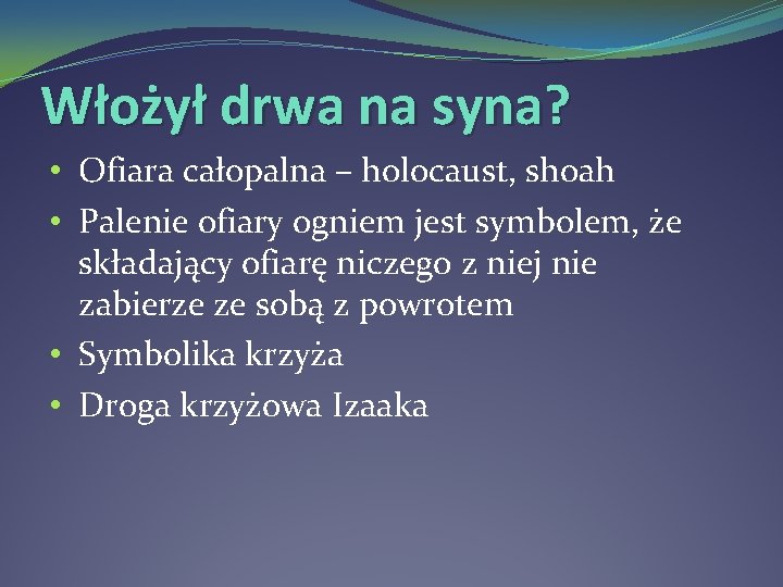 Ofiara Z Izaaka Ofiara Jezusa Historia Abrahama 1
