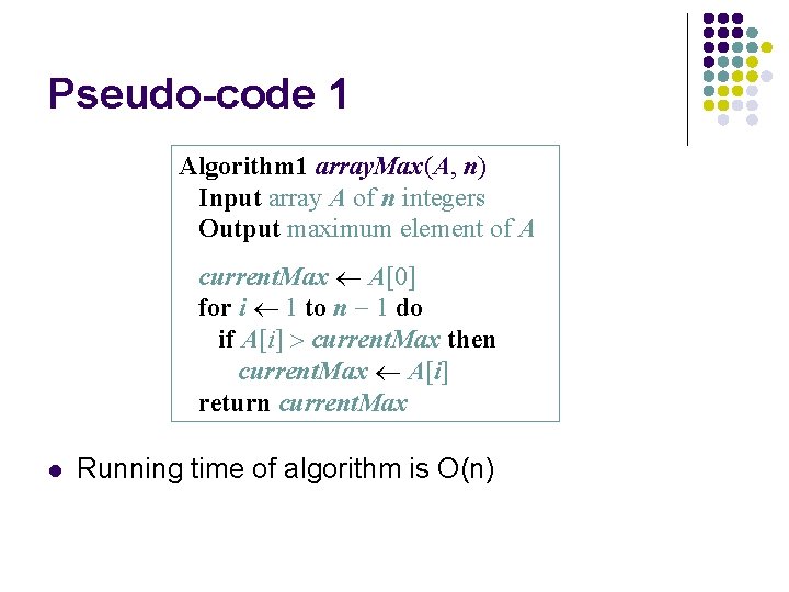 Contoh array 2 dimensi, contoh array multidimensi,. Pseudocode 1 Algorithm 1 Array Maxa N Input