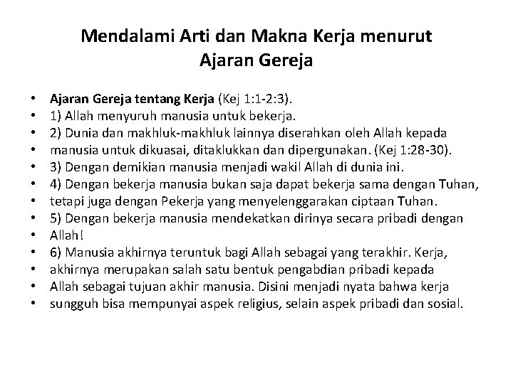 E Panggilan Karya Profesi A Arti Kerja Kerja Perkawinan dalam Tradisi Katolik D.