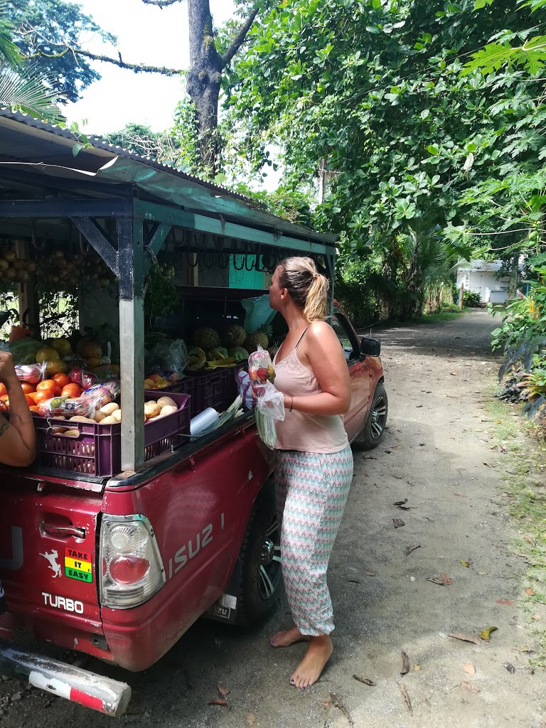 Rijdende groenteboer