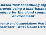 A Pso Based Task Scheduling Algorithm S Logix