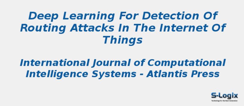 Deep Learning Based Early Stage Detection Dl Esd For Routing Attacks In Internet Of Things - Amazing Geometric Art - 8K