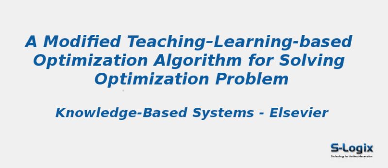 Pdf A Modified Teaching Learning Based Optimization Algorithm For - Colorful Illustrations - High Quality HD Collection