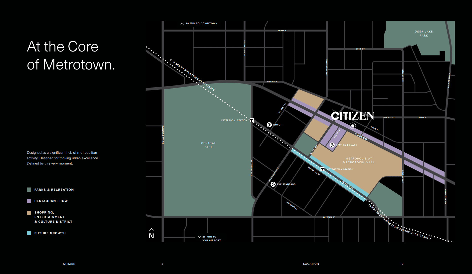 CITIZEN By Anthem Metrotown Burnaby Sam Li CITIZEN MAP 