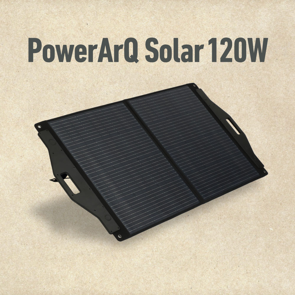 PowerArQ Solar 120W Amazon.co.jp: SmartTap 120W ソーラーパネル充電