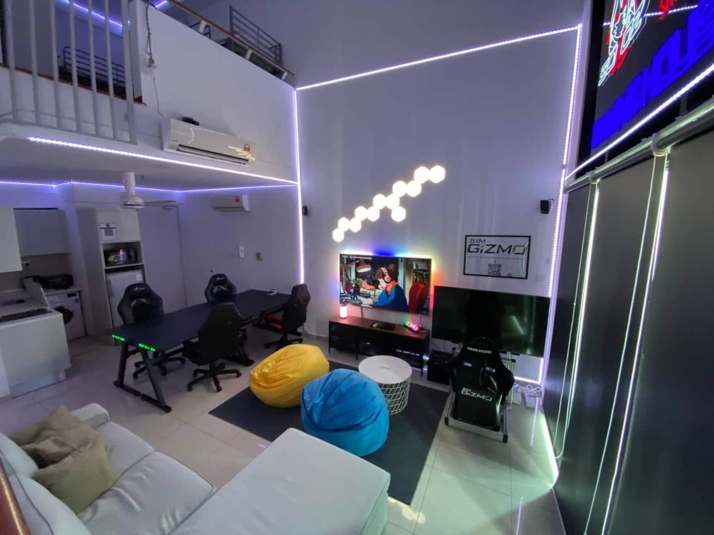 This m'sian gaming house just got listed on airbnb for us$121 a night