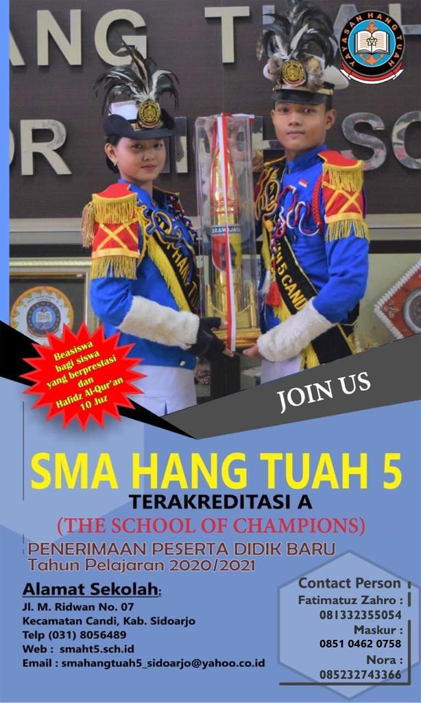 Selain anggara, penyidik juga meminta keterangan dari natasha, pacar pelaku yang juga siswa sma hang tuah. Sma Hang Tuah 5 Sidoarjo The School Of Champions