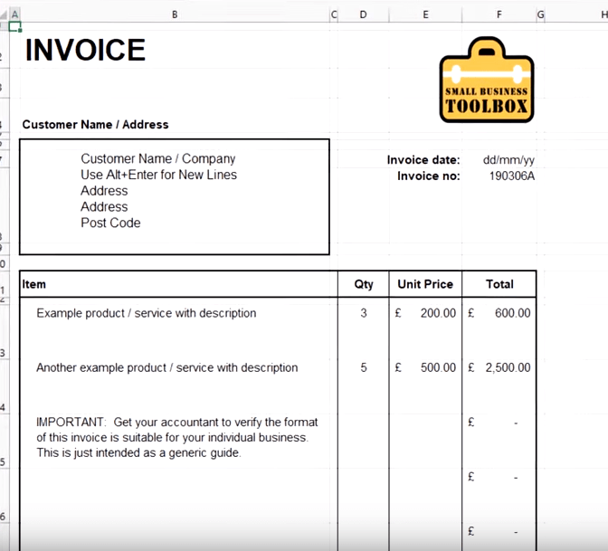 What Is An Invoice How To Bill Customers Small Business Toolbox