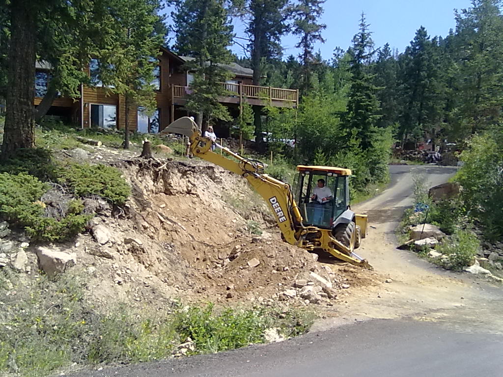 Removing an old stump