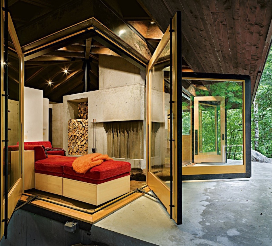 2009 aia northwest and pacific region honor awards, merit award . Tye River Cabin by Olson Kundig Architects