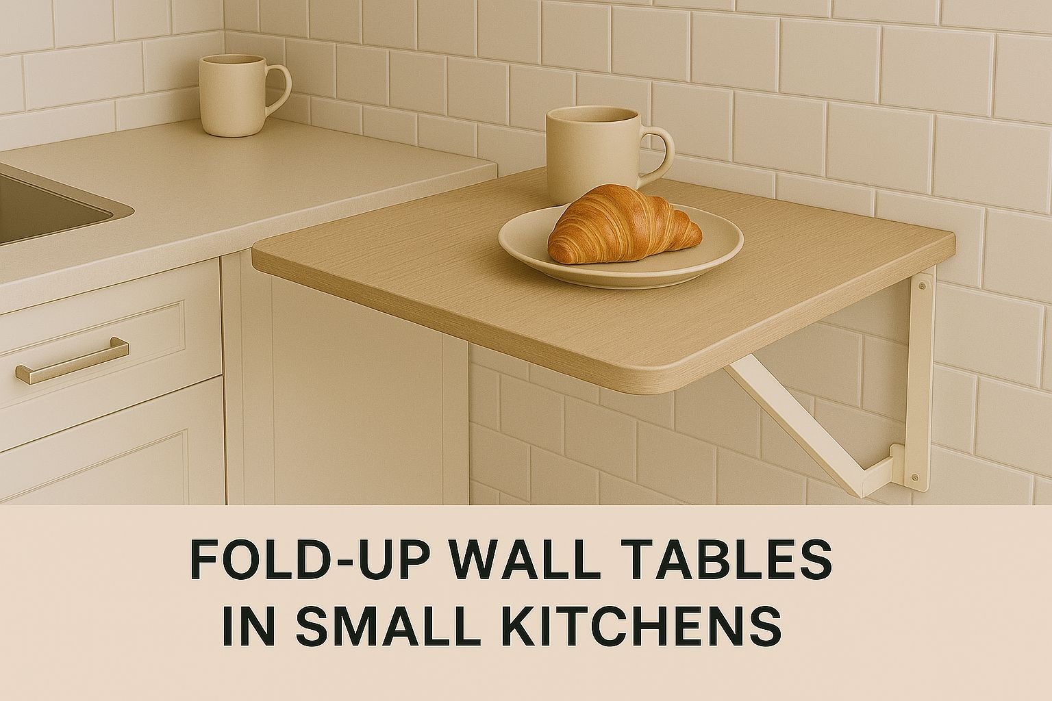 Read more about the article Fold-Up Wall Tables in Small Kitchens