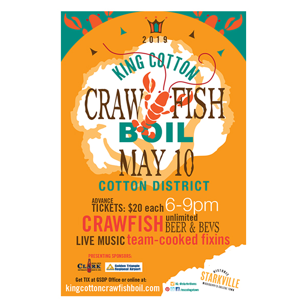 King Cotton Crawfish Boil: Starkville, MS