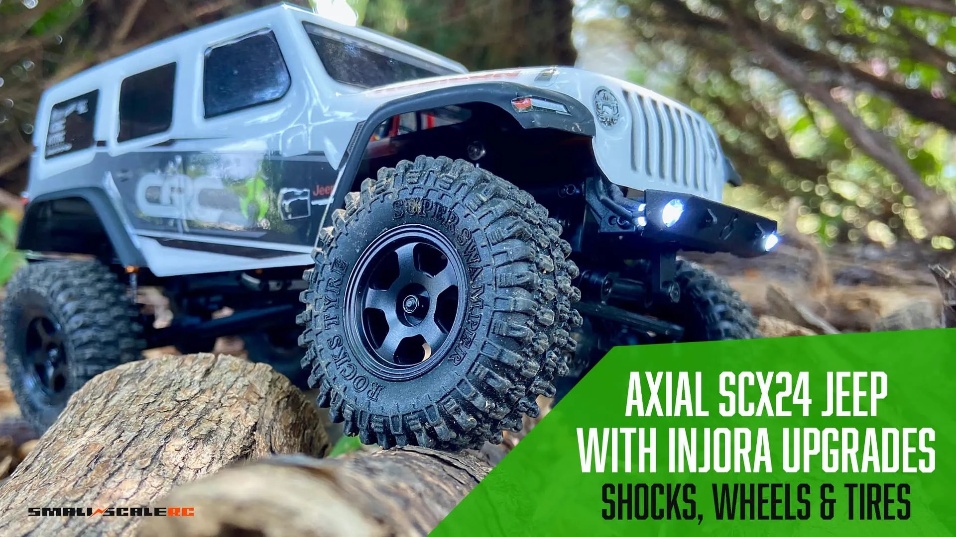 Testing Injora’s SCX24 Beadlock Wheels, Tires, and Aluminum Shocks [Video] SmallScale RC