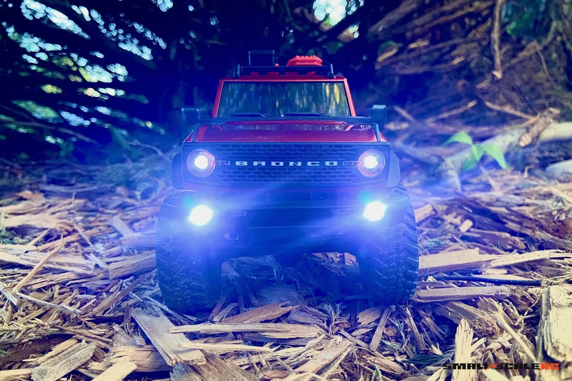 Axial SCX24 2021 Ford Bronco 1/24 4WD Crawler RTR, Motore Spazzolato, Colore Rosso, C-AXI00006T1