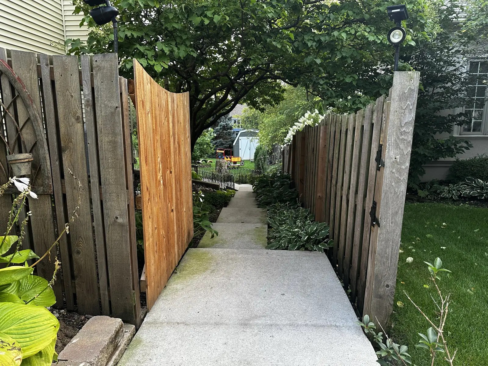 Photo of the Entry gate to the playground