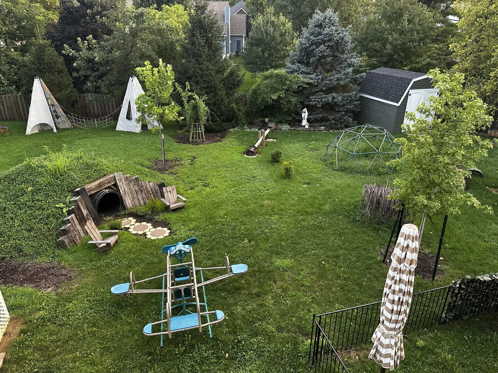 Photo of the Playground overhead view