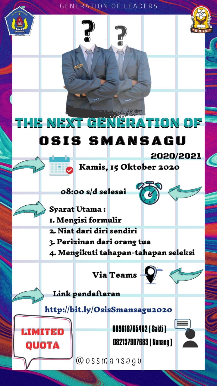 Osis kapan nih buka pendaftaran anggota baru? Informasi Open Recruitment Osis 2020 2021 Sma Negeri 1 Gubug
