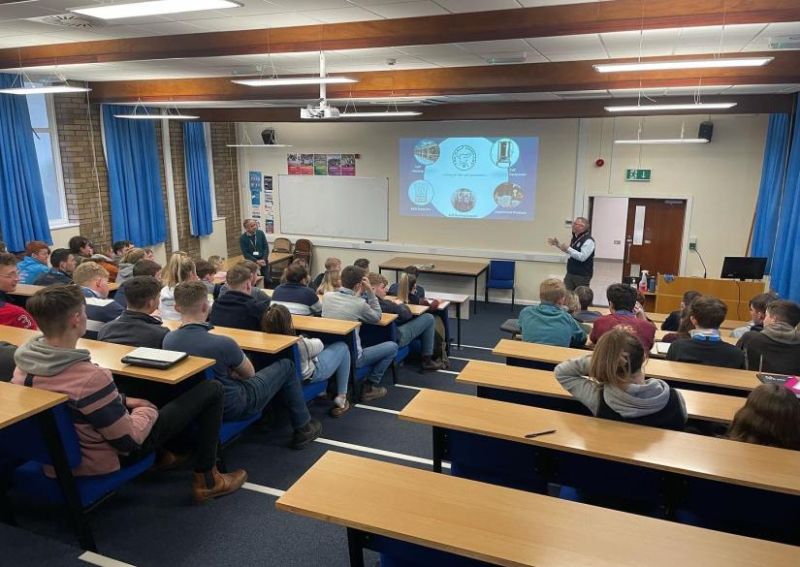 About Us Reaseheath College - Artistic Gradient Background - 4K