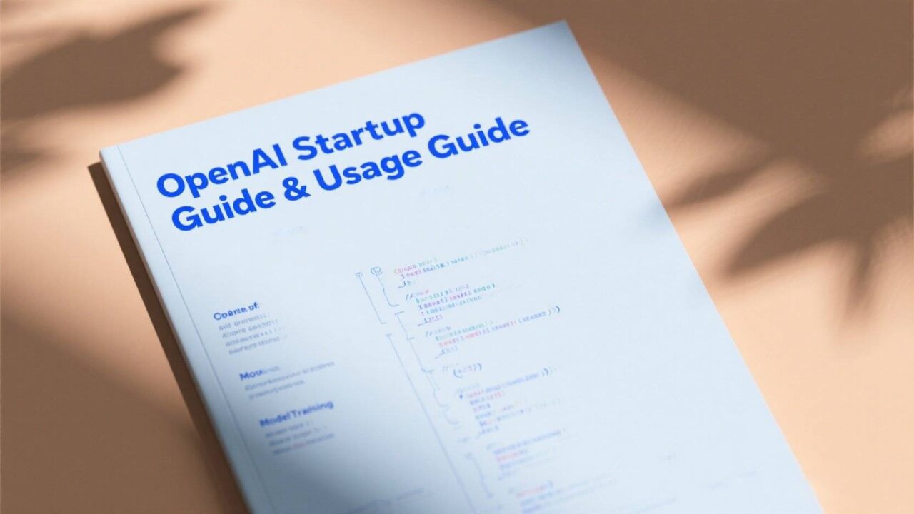 OpenAI Startup Guide & Usage Guide.