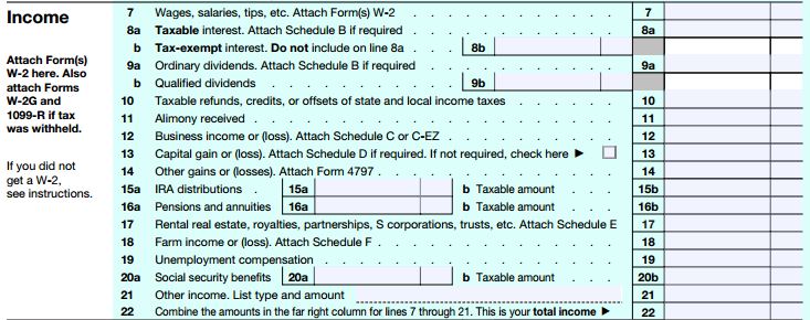 1040を理解する（1） – アメリカ暮らしのファイナンシャル