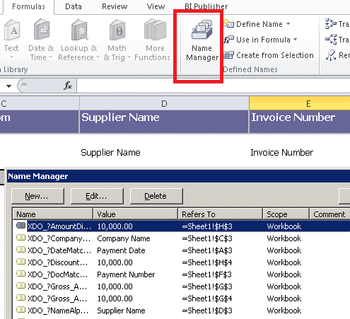 Oracle Xml Publisher Excel Sheet Single Multi Sheet Samples Sheet 2 would always be list of Departments.