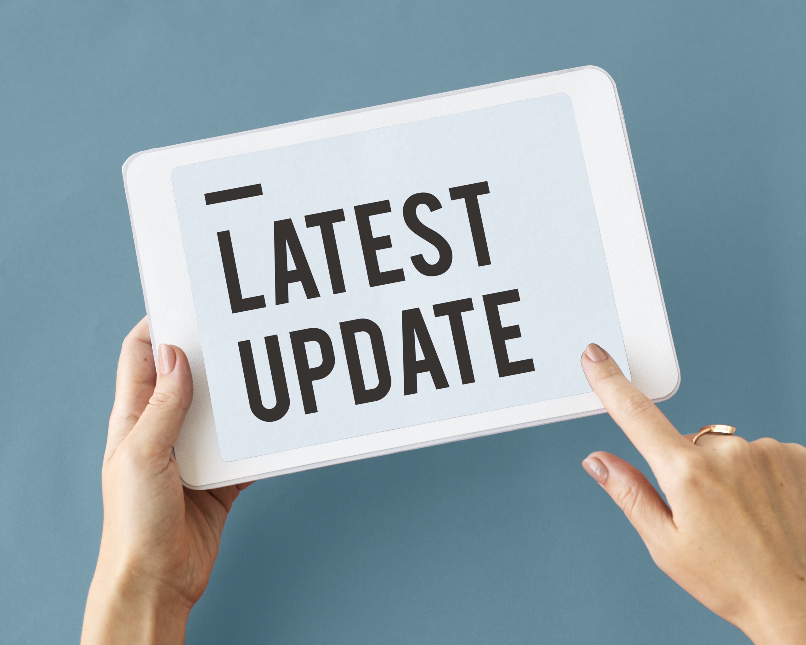 Website interface showing a tab labeled 'Latest Update' to highlight recent information or announcements.