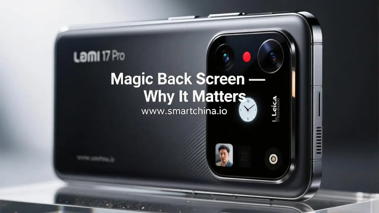 Xiaomi 17 Pro magic back screen