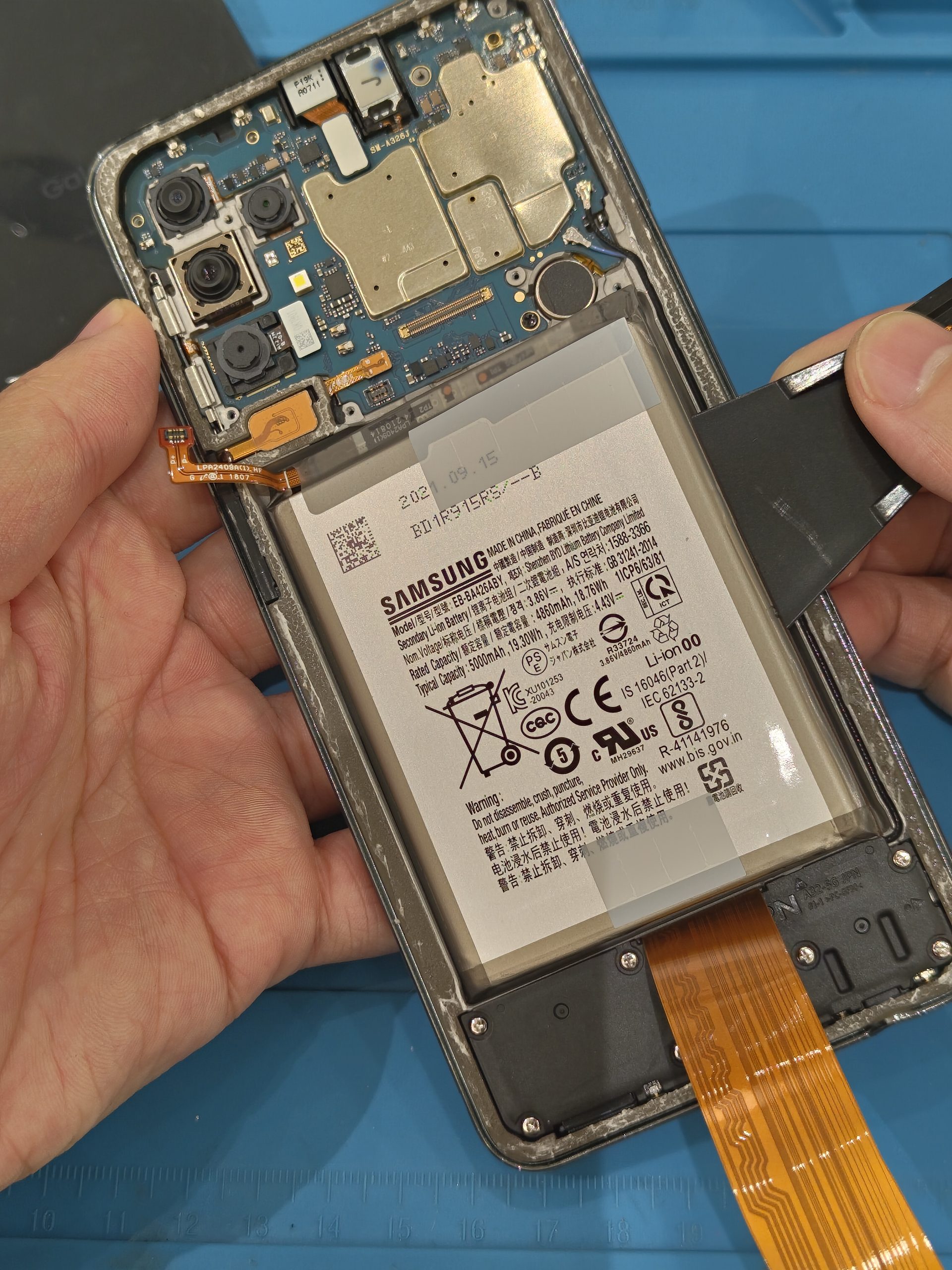 東郷店】法人様もOK！Galaxy A32 5Gのバッテリー交換【みよし市