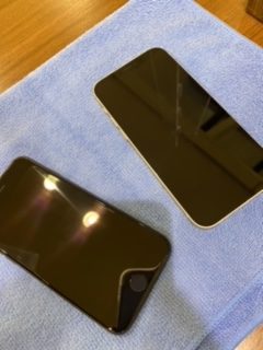 iPhone SE2 12 ガラスコーティング 【太宰府市からご来店】