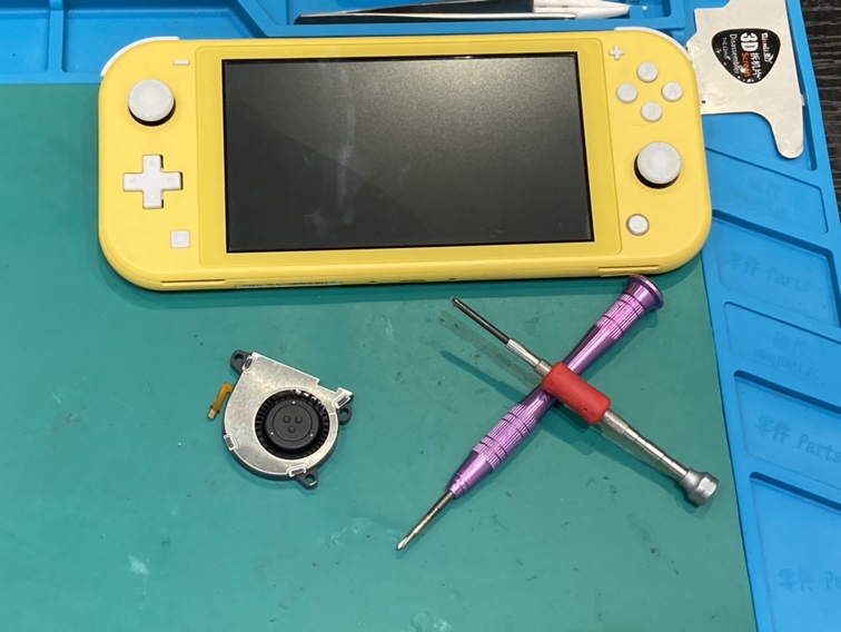 Nintendo Switch Lite 冷却ファン交換 修理!【宗像市】