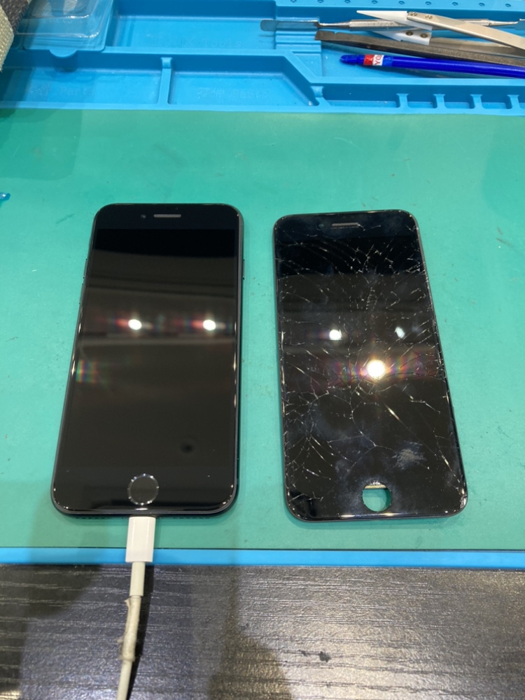 iPhoneSE (第３世代) 画面交換 修理！【飯塚市】