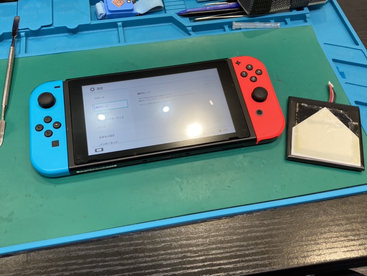  Nintendo Switch バッテリー交換【北九州市】