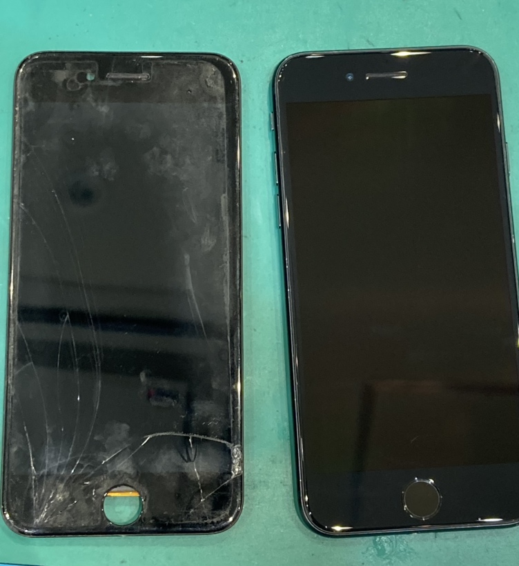 iPhoneSE(第３世代)画面修理【直方市】