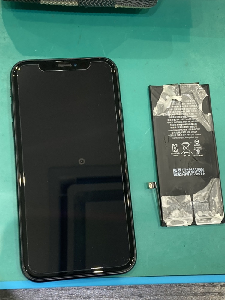 iPhoneXRバッテリー交換『福岡市東区』